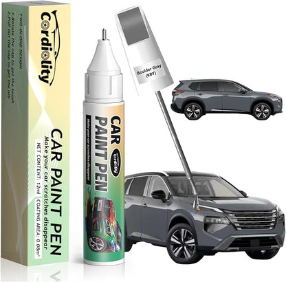 KBY Boulder Gray Touch Up Paint for Nissan, Color Accurate Car Paint Scratch Repair Pen, Quick & Easy Fix Automotive Chips and Nicks