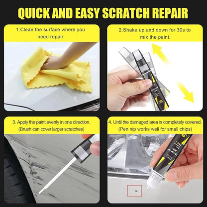 XNA Abyss Black/Onyx Black(A2B) for Hyundai Touch Up Paint, Car Scratch Remover for Nicks and Chips Repair, 2-In-1 Quick & Easy Fix Car Scratch Repair Kit with Exact Color-Matched