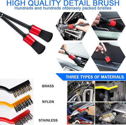 Car Wash Detailing Kit, Car Washing Kit with Foam Gun, Car Wash Brush | Car Wash Kit High-Pressure Foam Spray, Car Cleaning Bucket,Towels Tire Brush Car Washing Kit Is Complete Car Care Tools