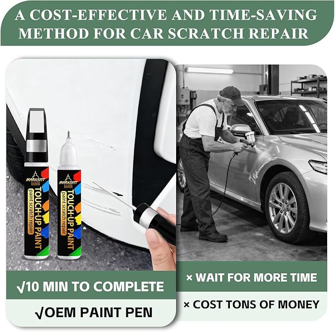 Sterling Gray Metallic(GXD/WA130H) Touch Up Paint For Chevrolet Exact Match-Chips and Nicks 2 in 1 Car Paint Pen Scratch Rapair for Tahoe/Suburban/Blazer/Colorado/Trax/Chevy/Silverado/Equinox/Traverse