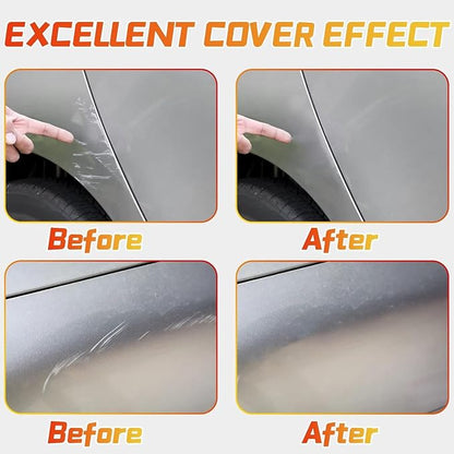 Touch up Paint Pen for Cars, 2-in-1 Car Paint Scratch Repair Pen with Metal Tip and Brush, Quick & Easy Solution to Repair Minor Automotive Scratches, 0.8 fl oz, Silver