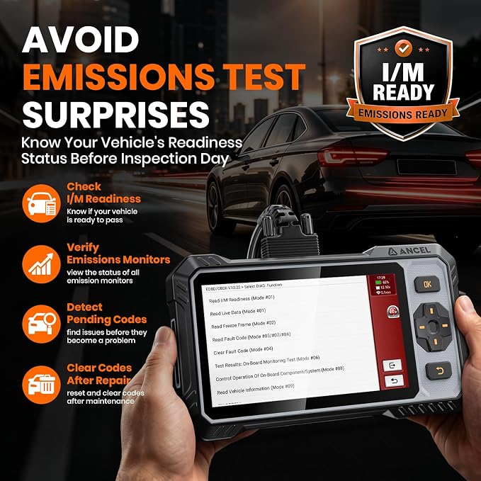 ANCEL FX6100 Bidirectional Scan Tool, Full System OBD2 Diagnostic Scanner with 15+ Reset, Brake-pad/Battery/ABS/TPMS/Steering Angle/Injector Coding, CAN FD & FCA AutoAuth, Lifetime Free Updates