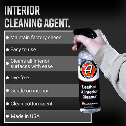 Adam's Polishes Leather & Interior Cleaner (6 fl. oz (Foaming))