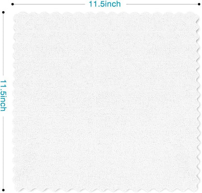 Orighty Microfiber Cleaning Cloth, 100 Pack Microfiber Towels for Cars, Multi-Purpose Shop Towels Cleaning Rags Bulk for Car, Home, Kitchen, 11.5’’ x 11.5’’, White