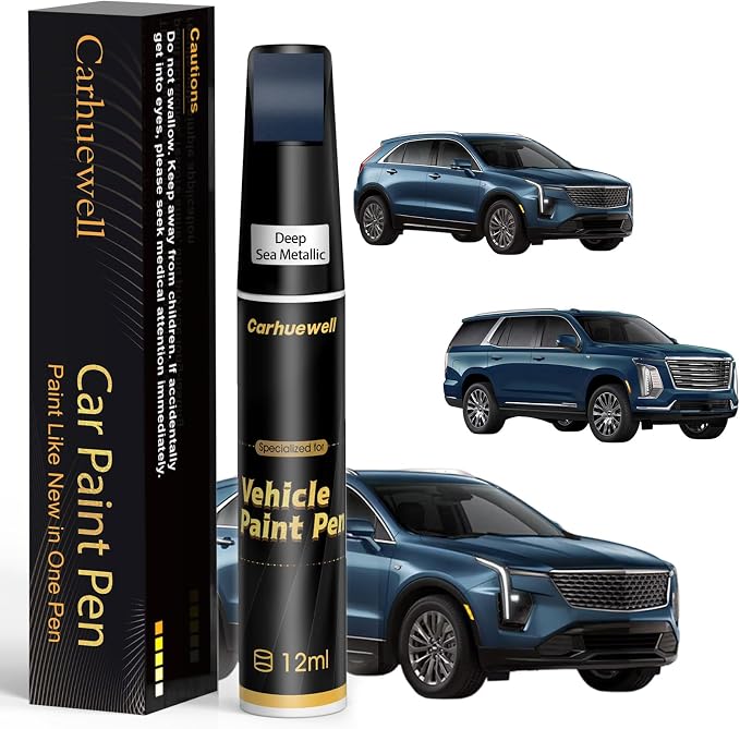 Touch Up Paint for Cadillac Deep Sea Metallic(GXP/WA136H) Car Touch Up paint Genuine Exact Color Code Compatible With Cadillac Vehicle