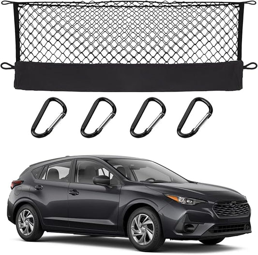 Envelope Style Cargo Net Compatible with Subaru Impreza Crosstrek 2026 2025 2024 2023 2022 2021 2020 2019 2018 Trunk Car Rear Tailgate Touring Netting