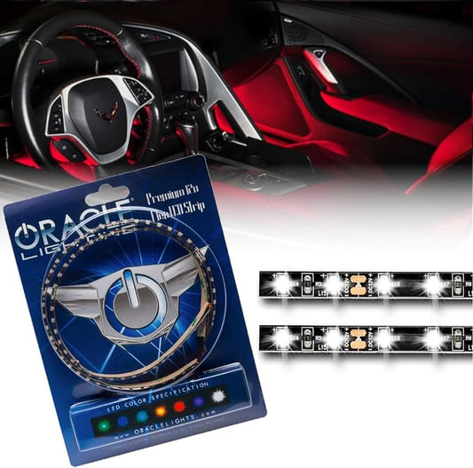 ORACLE Lighting 3805-003 Universal Red Ambient LED Lighting Footwell Kit - Waterproof - Easy Installation - Ultra Flexible - Indoor or Outdoor Application