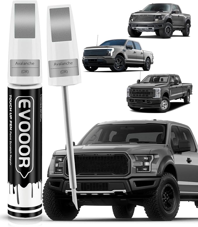 Touch Up Paint for Ford – Exact Match 2 in 1 Paint Pen for Chips and Nicks Repair (Avalanche(DR))