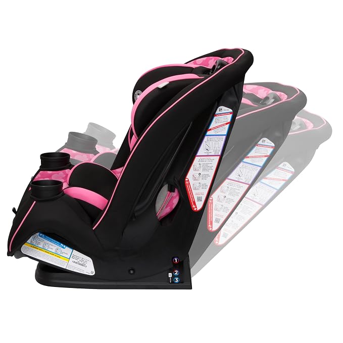 Disney Baby Grow and Go All-in-One Convertible Car Seat, Infant to Toddler Carseat, Simply Minnie 2