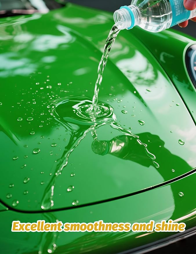 Kingvo Car Ceramic Coating, Car Spray Wax Graphene Polish Crystal Coating,Windshield Washer Fluid Window Cleaner Detailing Supplies Automotive Kit