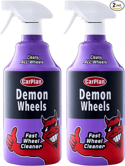 CarPlan Demon Wheels 34 fl Oz (1L) - Fast Wheel Cleaner (Pack of 2)