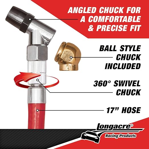 Longacre 52-52053 Tire Pressure Gauge, 2-1/2 Inch, 0-100 PSI