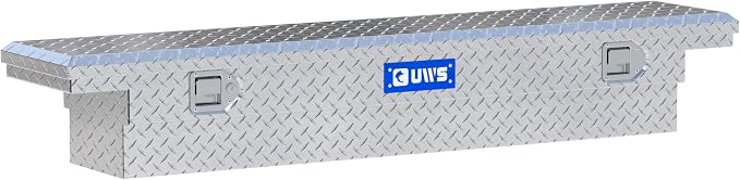UWS EC10311 63-Inch Heavy-Wall Aluminum Slim Truck Tool Box with Low Profile, RigidCore Lid