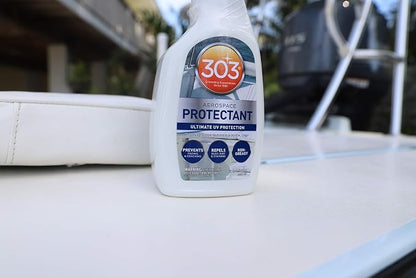 303 Marine Aerospace Protectant – UV Protection – Repels Dust, Dirt, & Staining – Smooth Matte Finish – Restores Like-New Appearance – 32 Fl. Oz. (30306-6PK)