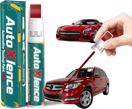 Mars Red(590/3590) Touch Up Paint Compatible with Mercedes-Benz Car Paint Pen Scratch Repair Automotive Scratch Remover Fix Exact Color Match