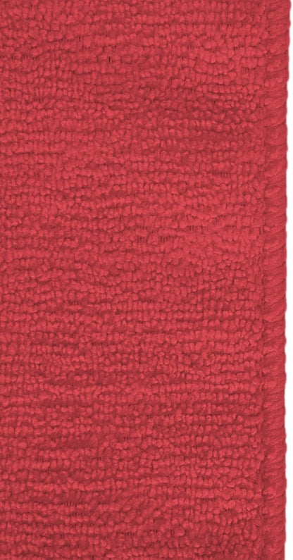CleanAide 300 GSM Ultra Absorbent Microfiber Cleaning Towels for Kitchen, Car, and Home, Reusable Lint-Free Cloths, Scratch-Free, Streak-Free, Wet or Dry Cleaning, 12x12 in, 50-Pack, Red