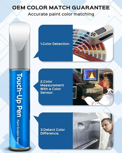 Alpine White(300) for BMW Car Touch Up Paint Kit,Exact Match Car Scratch Repair Touch Up Paint Kit (Alpine White for BMW 3/5/7 Series/X2/X4/2018 X5)