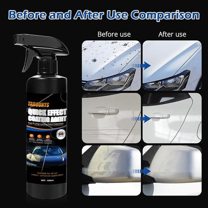 500ML Car Coating Spray-Quick Effect Coating Agent for Most Vehicle Finishes - Helps Refresh Exterior Gloss & Reduce Surface Buildup for Long-Lasting Polish Spray Wash-2pcs