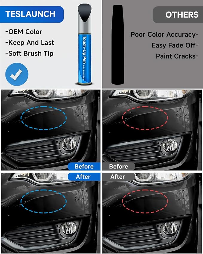 Touch Up Paint for BMW, Black Sapphire(475) Exact Match Touch Up Paint Car Scratch Repair (Black Sapphire Metallic for 3/5 Series/X2/2018 X3/X4/2018 X5)