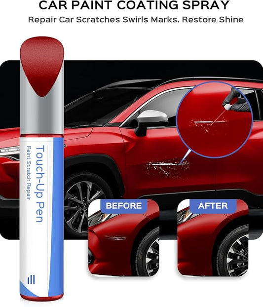 3T3 Ruby Flare Pearl Touch Up Paint Compatible with Toyota Exact Match Chips and Nicks Touch Up