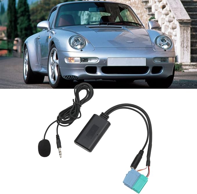 Car Wireless o Aux Input Adapter Wire,o Aux Cable Bluetooth 5.0 With Microphone Replacement For Becker Bluetooth Adapter For Becker Cdr23