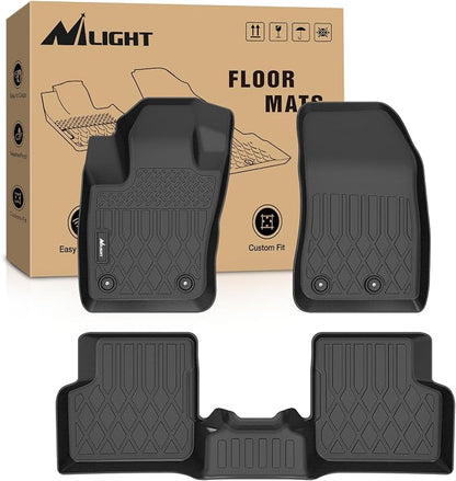 Nilight TPE Floor Mats for Jeep Renegade 2015 2016 2017 2018 2019 2020 2021 2022 2023 2024, All Weather Custom Fit Heavy Duty Floor Liners