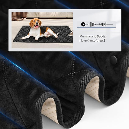 Back Seat Extender for Dogs-Large Space, Hard Bottom Dog Car Seat Cover for Back Seat with Blankets, Sturdy Backseat Extender for Dogs, Waterproof Dog Hammock for Car, SUV, Truck