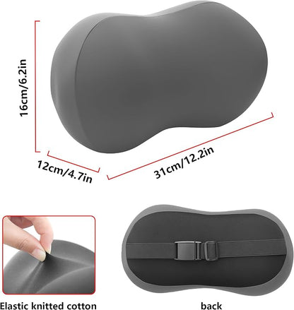 Car Headrest Pillow for Neck Support Memory Foam Car Neck Pillow Universal Fit Head Rest Travel Pillow Car Pillow for Pain Relief While Driving Grey 2pc