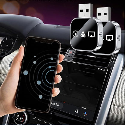 Wireless Car Adapter - Car Display Video Adapter, Plug and Play Phone to Cars Screen Converter, for Daily Commuting Long Distance Travel City Driving Music Streaming Calling | Parking Assistance Tools