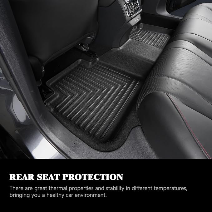 Floor Mats & Cargo Liner for KIA Sorento 2020 2019 2018 2017 2016,1st & 2nd & 3rd Row with Trunk mat Full Set,TPE All Weather Mats(Only Fits 7 Passenger Models)