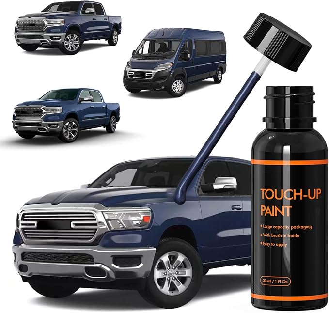 PB7/WB7 Patriot Blue Touch Up Paint for Dodge, DIY Car Paint Scratch Repair Kit, Automotive Paints, Quick & Easy Fix Scratch Repair Compatible with RAM/Durango/Caravan/Neon