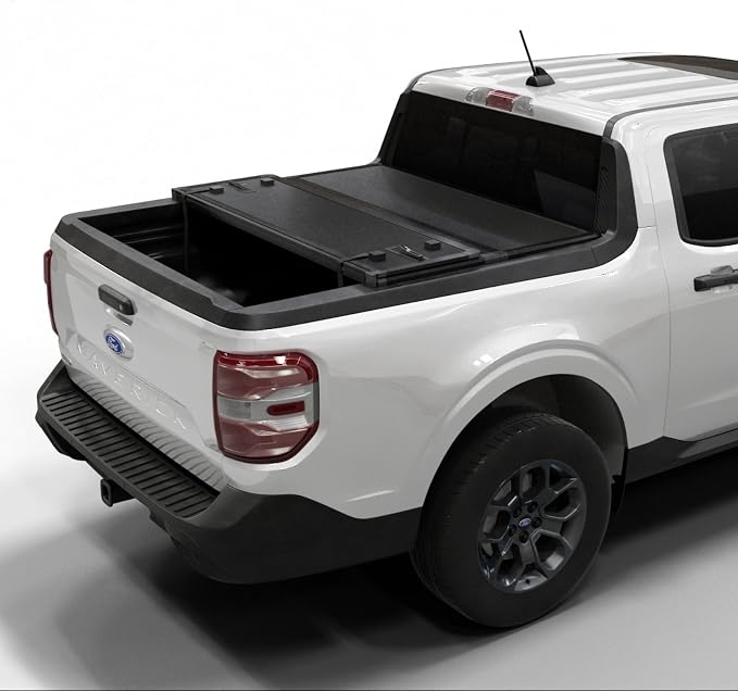 Toptiny Hard Folding Truck Bed Tonneau Cover|HTF037|Fits 2022-2026 Ford Maverick 4' 6" Bed (54.4")