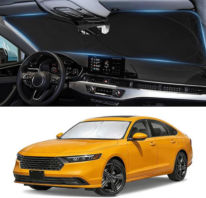 Sun Shade for Honda Accord 2023-2025 2026 Windshield Sunshade fit Accord Accessories Front Window Cover Shield Car Sun Visor Screen Protector Block UV Ray Heat