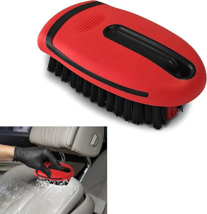 Carpet and Upholstery Cleaning Brush, Household Hard Bristle Brush, Car Plastic Gap Cleaning Brush, Universal Auto Detailing Brush for Car Interior Seat, Clothes and Sofa Cleaning