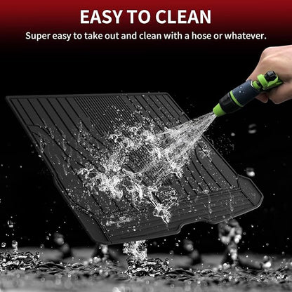 LASFIT Cargo Mat for Mercedes Benz GLC SUV 2026 2025 2024 2023 300/43 AMG (Not Fit Coupe & PHEV), All Weather TPE Non-Slip Cargo Liner Custom Fit GLC 2023-2026 Trunk Mat, Black