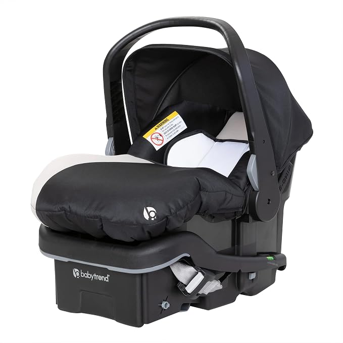 Baby Trend Sit N' Stand Tandem Double Stroller 2.0 DLX and EZ-Lift Plus Car Seat Set with 5 Point Safety Harnesses and Cozy Cover, Modern Khaki