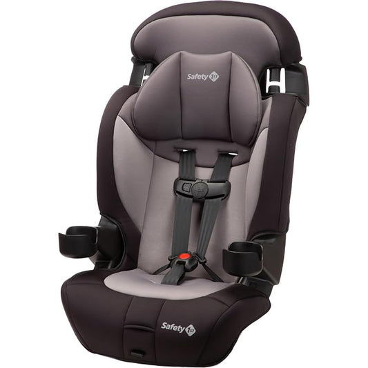 Safety 1st Grand 2-in-1 Booster Car Seat, Converts from High Back to Belt-Positioning Booster, High Back Seat for Kids 40-65, and Belt-Positioning 40-100 Pounds, Black Sky