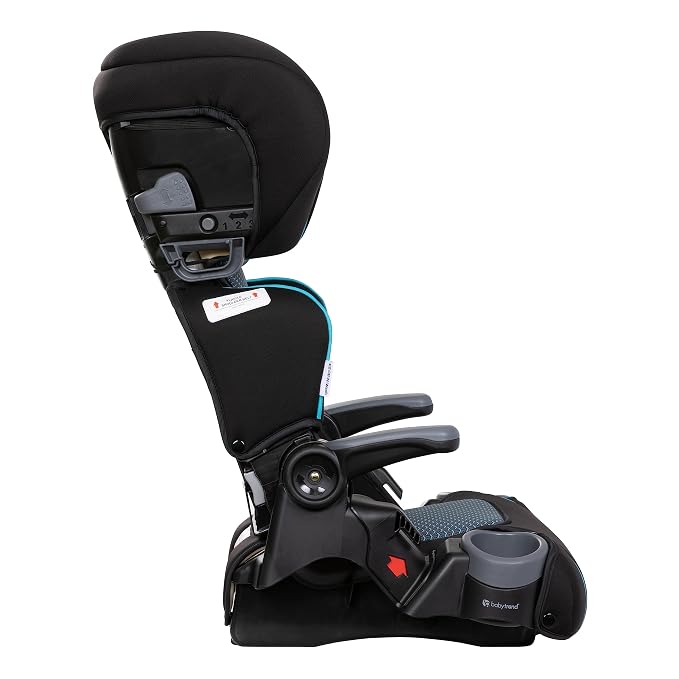 Baby Trend Protect 2-in-1 Folding Booster Car Seat, Aqua Tech – Fold-Flat Travel-Ready Design, Lightweight Build, Belt-Positioning Comfort