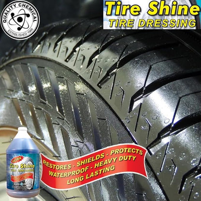Quality Chemical Mag Brite & Ultra Tire Shine Combo - 128 oz of Mag Brite (Pack of 1) - 128 oz Tire Shine (Pack of 1) - 2 Gallon Combo