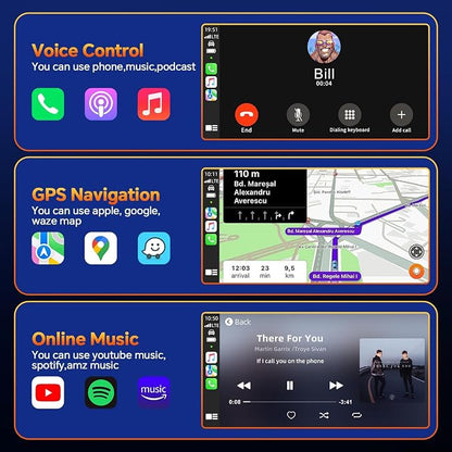 Master Cables 2 in 1 Wireless Carplay Adapter for Apple CarPlay & Android Auto, USB A & USB C Dongle Converts Wired to Wireless, Compatible with Cars from 2016, Plug & Play