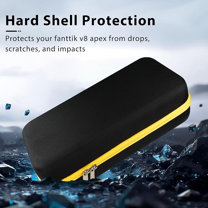Case for Fanttik Slim V8 Apex/Slim V8 Mate/V10 Apex/Slim V10 Mate Portable Cordless Car Vacuum and Accessories Hard Storage Bag (Case Only)