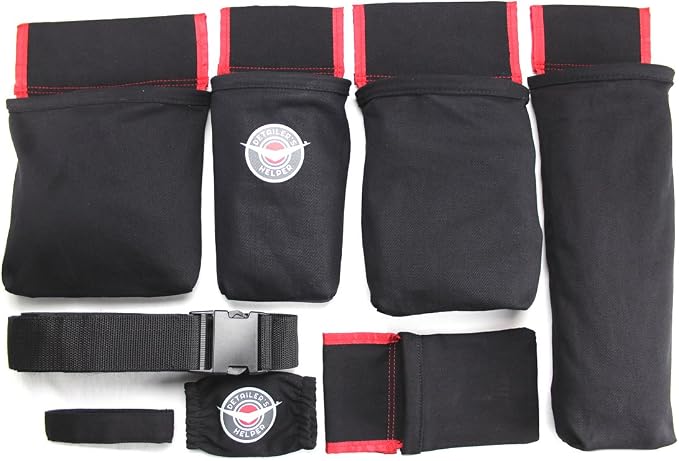 Detailer's Helper HD - Professional Detailing Tool Belt - Keep Your Detailing Supplies Organized in Perfectly Sized Bags, Including a Polisher Bag (Detailer's Helper HD)