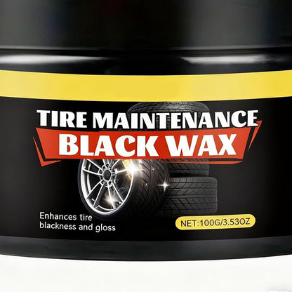 Tire Shine Spray - 100g Black Wax Protectant - Tire Coating For Car, Car Truck SUV Maintenance Detailing Trim Protection Garage