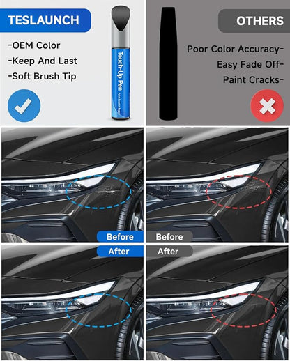 P7V Steel Graphite Touch Up Paint Compatible with Hyundai Exact Match Touch Up Paint Car Scratch Repair