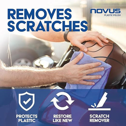 NOVUS 7026 | Plastic Clean & Shine #1 | 2 Ounce Bottle