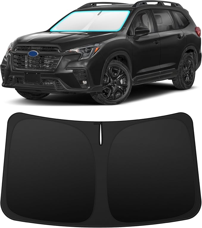 INSAUTO Custom Fit Windshield Sun Shade Accessories for Subaru Ascent 2019-2026, Foldable Front Window Sunshade, UV & Heat Reflector, Keeps Interior Cool, Includes Storage Bag