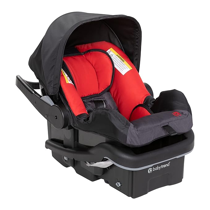 Baby Trend EZ-Lift™ Plus Infant Car Seat, Liberty Red – Newborn Comfort Padding, Lightweight Carry Build, Adjustable Harness System