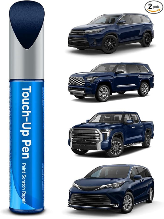 8Q4 Reservoir Blue Touch Up Paint Compatible with Toyota Exact Match Touch Up Paint Car Scratch Repair