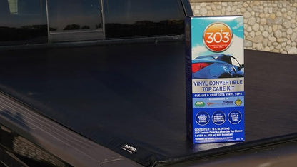 303 Products 30510 Convertible Vinyl Top Cleaning and Care Kit - Cleans And Protects Vinyl Tops - Includes Tonneau Cover And Convertible Top Cleaner 16 fl. oz. + Automotive Protectant 16 fl. oz.,,Blue