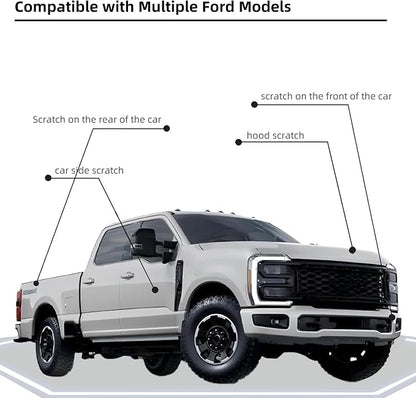 Avalanche(DR) Car Paint Touch Up Pen Compatible with Ford,2-In-1 Color Accurate Touch Up Car Scratch Repair Paint Exact Match Ford Series Automotive Scratch Remover for Nicks&Chips Repair